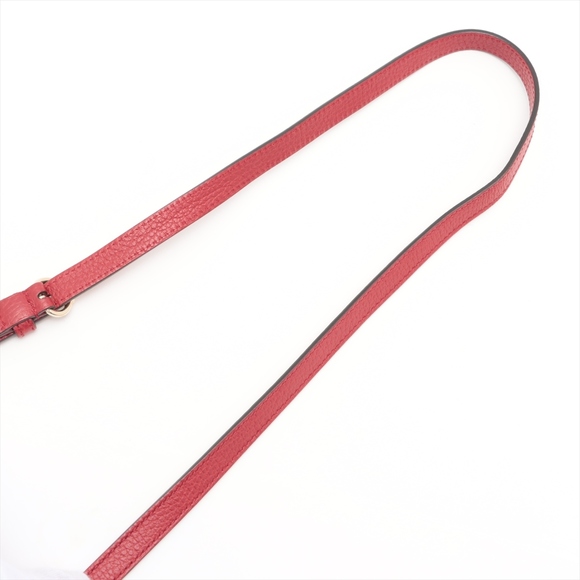 Gucci Leather Soho Shoulder Bag Pink - Picture 5 of 8